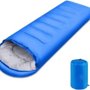 Sleeping Bag, Lightweight 3 Season Weather Sleep Bags for Kids Adults Girls Women, Microfiber Filled 5-20 Degree for Backpacking/Hiking/Camping/Mountaineering with Compression Sack