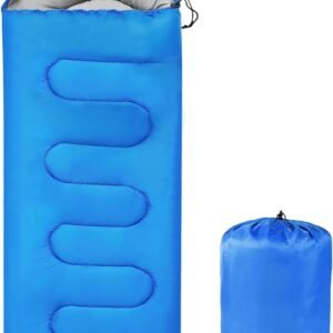 Sleeping Bags Portable Waterproof Camping Sleeping Bag for Adults Kids 4 Seasons Cold Weather or Warm Backpacking Hiking Travel Indoor Outdoor Use