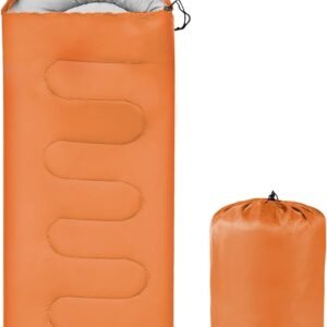Sleeping Bags Portable Waterproof Camping Sleeping Bag for Adults Kids 4 Seasons Cold Weather or Warm Backpacking Hiking Travel Indoor Outdoor Use